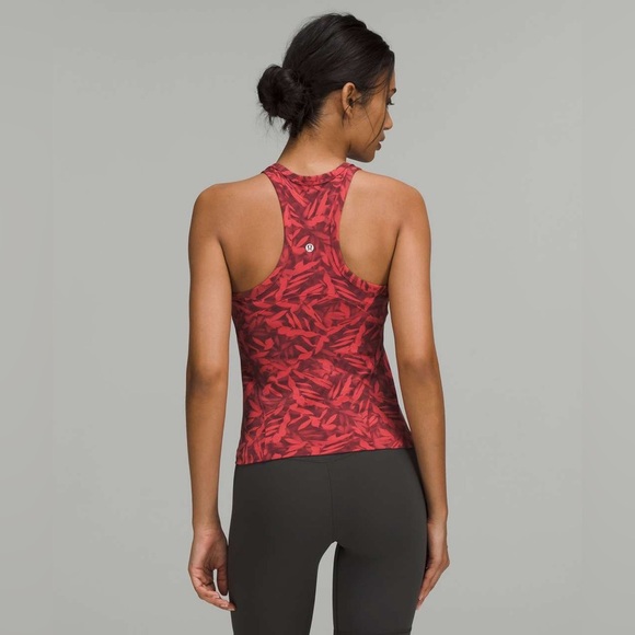 Lululemon Women's 12 Align Waist-Length Racerback Tank Top Spray Leaf Fireside - Picture 15 of 15
